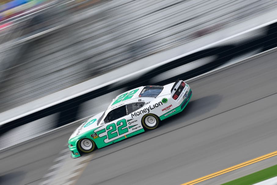 Austin Cindric's fifth-place finish led the Mustangs in the Xfinity series on Saturday. Austin Cindric's fifth-place finish led the Mustangs in the Xfinity series on Saturday.